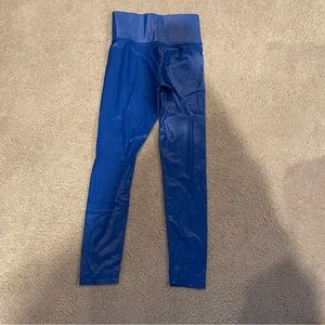 Takara Shine Carbon 38 High Rise 7/8–Crocodile Print in Blue